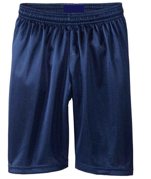 boys navy sports shorts